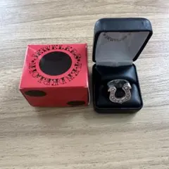 テンダーロイン　ホースシュー10号　チック　未使用　石入り　TENDERLOIN Size【10号】 TENDERLOIN テンダーロイン H.S RING SILVER/STONE