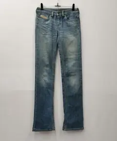 DIESEL ブーツカットデニム フレアパンツ イタリア製 25のサムネイル