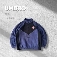 Umbro チェルシー ハーフジップジャケット フリース 00s アンブロ umbro 00s フリース ハーフジップ ジャケット ブラック M