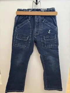 BLUEU AZUR ダークブルー 長ズボン 100cm