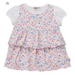 ミキハウス✳︎小花柄Tシャツ✳︎80㎝