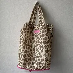 x-girl ヒョウ柄エコバッグ