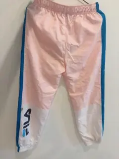 FILA ジャージ パンツ ピンク ブルー　ダンス　シャカシャカ
