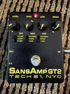 ジャンク品　SansAmp GT-2 TECH21 SANSAMP GT2 買取りました。デジマートにて￥14,800で