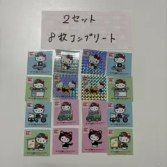クロネコヤマト×ハローキティ　シール　2セットコンプリート　ステッカー