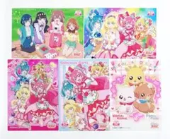 ⑥ デリシャスパーティプリキュア クリアカード 集合 妖精 ウエハース