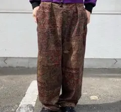 ジャーナルスタンダードペイズリー柄 総柄 イージーパンツ メンズのサムネイル