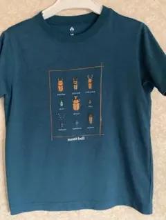mont-bell 昆虫プリント Tシャツ 130-140