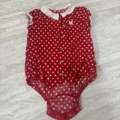 ミキハウス　水玉ロンパース