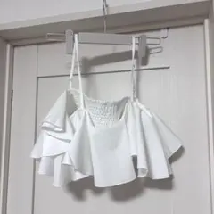 BEAMS HEART フリルビスチェ (シャツなし)