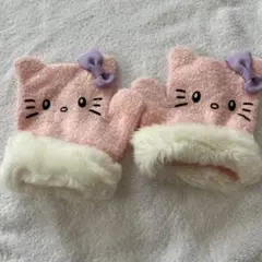 USJ キティ　ベビー　手袋　ミトン