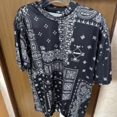 試着のみ　F.C.R.B. × New Era ペイズリー柄 Tシャツ XL