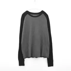 00s グランジ サーマル ロンT カットソー Tシャツ XL ダメージのサムネイル
