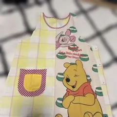 くまのプーさん エプロン　保育士　介護士　ディズニー