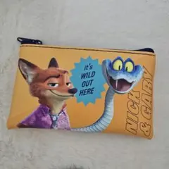 ズートピア フラットミニポーチ ニック&ゲイリー