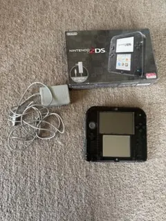 【美品】ニンテンドー2DS クリアレッド ACアダプター付き　箱付き