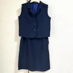 【昭和レトロ】　セットアップ　レディース　ベスト　スカート　レトロモダン