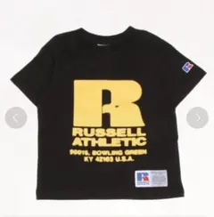 RUSSELL ATHLETIC ラッセル 黒 Tシャツ 新品 110cmのサムネイル