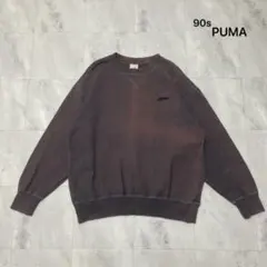 90s PUMA ヒットユニオン製 旧ロゴ スウェット トレーナー Vガゼット