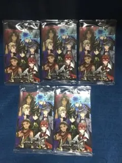 ツイステ ウエハースカード  寮長7人集合 5枚セット ツイステッドワンダー