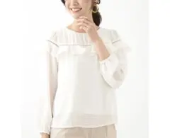 earth music&ecology シフォンブラウス レディース