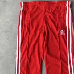 15267 アディダス ファイヤーバード トラックパンツ 赤色