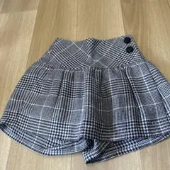 BEBE チェック柄 キュロットパンツ110