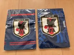 サッカー日本代表応援タオルマフラー2枚セット