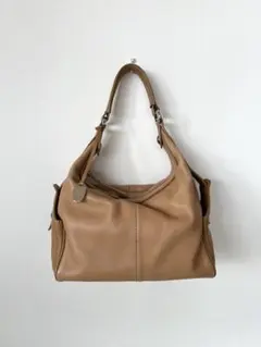 TOD’S トッズ レザー ワンショルダーバッグ キャメル 本革