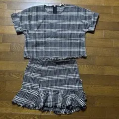 ザラZARAツイードセットアップM