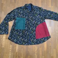 HayamaTime柄デザインの長袖シャツ