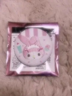 マイメロ 刺繍缶バッジ