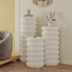 ディスプレイスタンド高さ58㎝直径30cm展示台 陳列台組立不要 展示会イベント