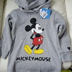 ミッキー　裏起毛　トレーナー　フード付き