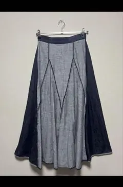 美品RBSレイビームスデニム切替スカート