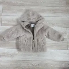 ZARA フェイクファーアウター　98cm