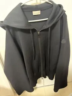 MONCLER ジップアップ パーカー ブラック