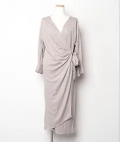 美品 nano・universe ラップスタイルワンピース