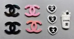 CHANEL CCロゴ ネイルパーツ 4個セット 4個セット シャネルネイルパーツ ロゴ ブランド ココマーク