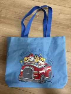 【未使用】パウパトロール トートバッグ ブルーのサムネイル