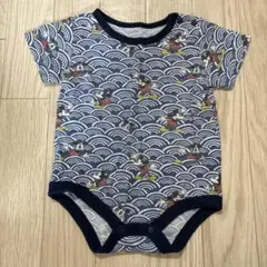 【即購入OK】ミッキーマウス柄　半袖ロンパース　ベビー　70サイズ