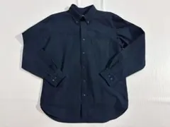 L　UNIQLO 長袖シャツ ボタンダウン　紺