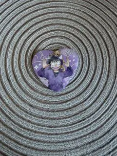 忍たま ナンジャタウン 浜守一郎 ハート缶バッジ