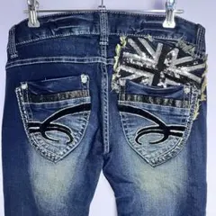 konkon様専用♪美品✨レッドペッパー スパンコール ビジュー スキニー