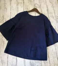 美品✨ユナイテッドアローズ　A DAY IN THE LIFE カットソー　紺色