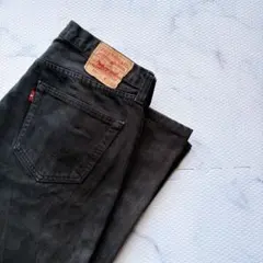 Levi's 501 ブラックデニム 先染め W32 L34 フィリピン製 - メルカリ