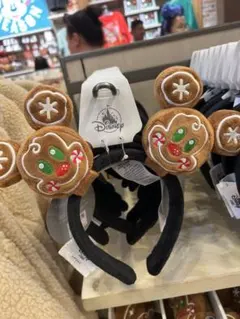 ディズニー　ジンジャーブレッド ミッキー　カリフォルニア　カチューシャ