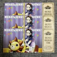 ワンピース 麦わらストア　13周年記念　チケット風カード　ロビン 3枚セット