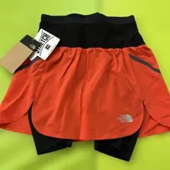 ノースフェイス　フライウェイトレーシングスカート　オレンジ