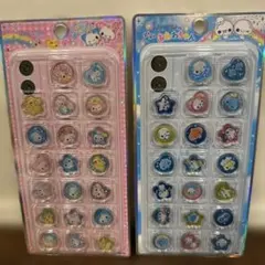 あわわちゃん　ハッピーマーチちゃんのクリア　おはじきシール　まとめ売り歓迎